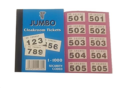 (Cerise Pink) - Raffle Tickets 1-1000 Choose a colour (Cerise Pink) von Jumbo