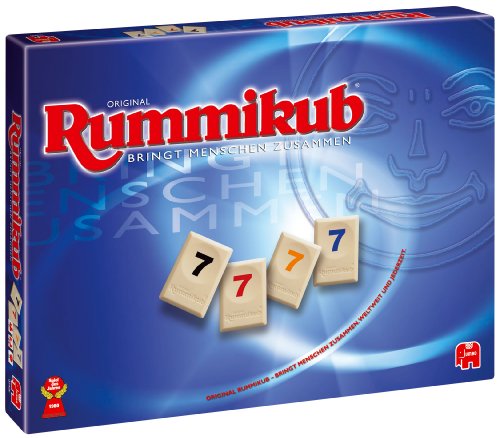 Jumbo - Rummikub mit Timer, 2 Boards, 20 Min, 8+, Unisex, Klassisch von Jumbo