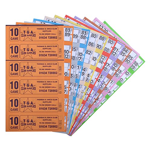 750 10 PAGE GAMES JUMBO BINGO TICKETS 6 TO VIEW JUMBO BINGO BOOKS von Jumbo