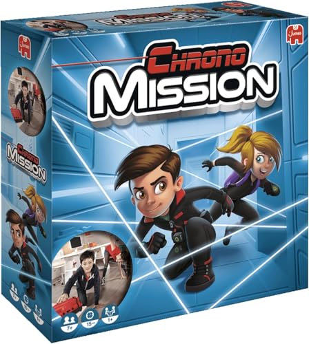 Chrono Mission Game – Das ultimative Abenteuer-Spionagespiel für Kinder – Werden Sie ein echter Geheimagent, überqueren Sie Laser und erfüllen Sie eine Spionage-Mission – Spielen Sie mit Freunden oder von Jumbo