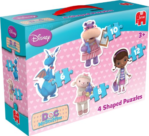 Disney Doc McStuffins - 4in1 Konturenpuzzle: 6/8/10/12 Teile von Jumbo