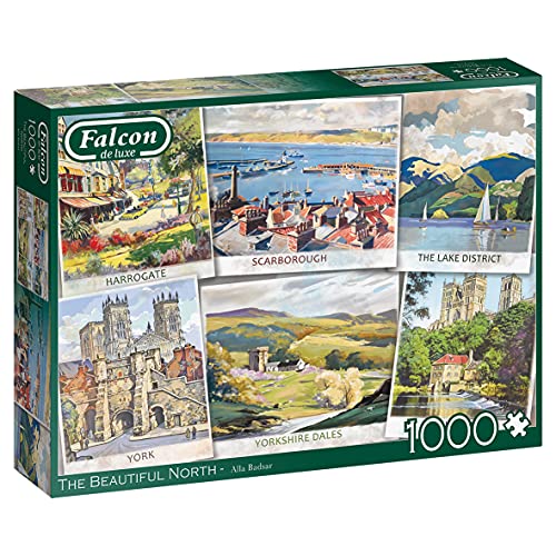 Falcon 11303 The Beautiful North-1000 Teile Puzzlespiel, Mehrfarben von Jumbo