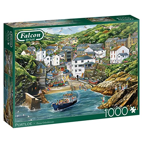 Jumbo Spiele 11349 Portloe 1000 Teile Puzzlespiel, Mehrfarbig, Einheitsgröße von Jumbo