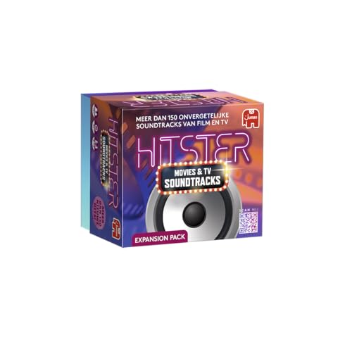 Hitster Movies & TV Soundtracks Erweiterungsset, Party Game, Musikspiel, Actionspiel von Jumbo