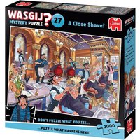 JUMBO 1110100593 Puzzle 1000 Teile Wasgij Mystery 27 - Um Haaresbreite JUMBO 1110100593 Puzzle 1000 Teile Wasgij Mystery 27 - Um Haaresbreite von Jumbo