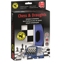 JUMBO 12763 Schach und Dame Kompaktspiel von Jumbo