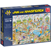 JUMBO 19077 Puzzle Jan van Haasteren - Backe, Backe, Kuchen - 1500 Teile von Jumbo