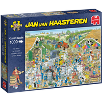 JUMBO 19095 Puzzle 1000 Teile Jan van Haasteren - Auf dem Weingut von Jumbo