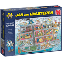 JUMBO 20021 Puzzle Jan van Haasteren - Kreuzfahrtschiff - 1000 Teile von Jumbo