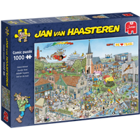 JUMBO 20036 Puzzle Jan van Haasteren - Reif für die Insel - 1000 Teile von Jumbo