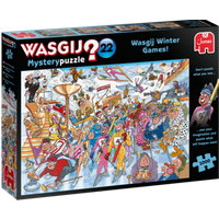 JUMBO 25012 Wasgij Mystery 22 - Wasgij Winterspiele - 1000 Teile von Jumbo