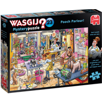 JUMBO 25018 Puzzle 1000 Teile Wasgij Mystery 23 - Hundesalon von Jumbo