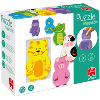 JUMBO 55234 GOULA Magnetisches Holzpuzzle Tiere von Jumbo