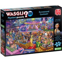 JUMBO SPIELE 1110100019 Puzzle 1000 Teile Wasgij Mystery 25 Eurosound Contest! von Jumbo