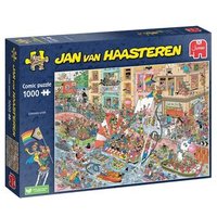 JUMBO SPIELE 1110100030 Puzzle 1000 Teile Jan van Haasteren - Celebrate Pride! von Jumbo