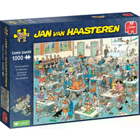 JUMBO SPIELE 1110100032 Puzzle 1000 Teile Jan van Haasteren - Die Katzenshow von Jumbo