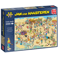 JUMBO SPIELE 20072 Puzzle 2000 Teile Jan van Haasteren - Sandskulpturen von Jumbo