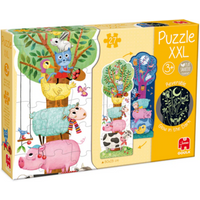 JUMBO SPIELE 50217 GOULA 27 XXL Teile Puzzle Bauernhof Tag & Nacht JUMBO SPIELE 50217 GOULA 27 XXL Teile Puzzle Bauernhof Tag & Nacht von Jumbo