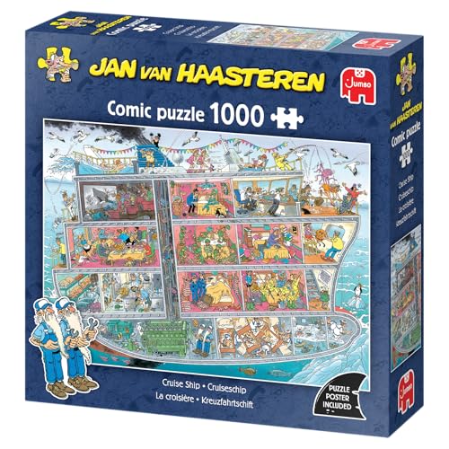 Jan Van Haasteren – JVH – Die Kreuzfahrt – Cruise Ship – Puzzle für Erwachsene – 100% recycelter Karton – 1000 Teile Jumbo Jan Van Haasteren – JVH – Die Kreuzfahrt – Cruise Ship – Puzzle für Erwachsene – 100% recycelter Karton – 1000 Teile Jumbo von Jumbo