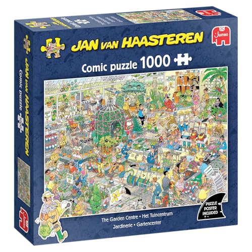 Jan Van Haasteren – JVH – Gartenarbeit – Garden Center – Puzzle für Erwachsene – Karton 100 % recycelt – 1000 Teile Jumbo von Jumbo