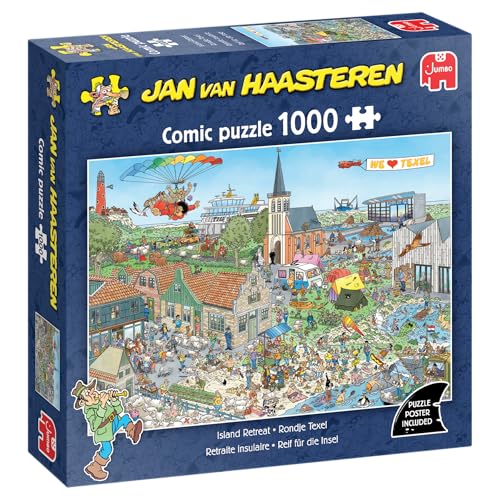 Jan Van Haasteren – JVH – Inselruhestand – Island Retreat – Puzzle für Erwachsene – 100% recycelter Karton – 1000 Teile Jumbo Jan Van Haasteren – JVH – Inselruhestand – Island Retreat – Puzzle für Erwachsene – 100% recycelter Karton – 1000 Teile Jumbo von Jumbo