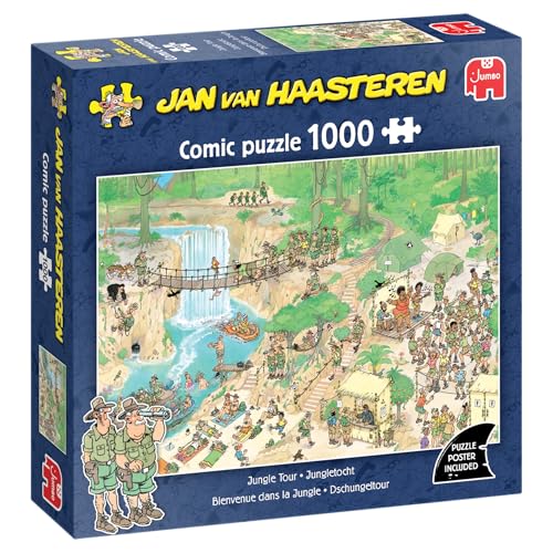 Jan Van Haasteren – JVH – Willkommen im Dschungel – Jungle Tour – Puzzle für Erwachsene – Lustig – 100% recycelter Karton – 1000 Teile Jumbo Jan Van Haasteren – JVH – Willkommen im Dschungel – Jungle Tour – Puzzle für Erwachsene – Lustig – 100% recycelter Karton – 1000 Teile Jumbo von Jumbo