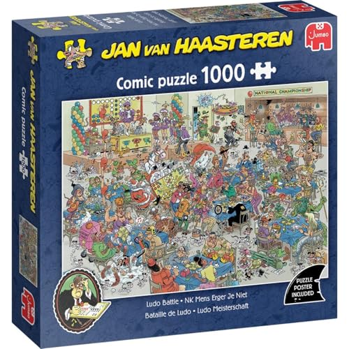 Jan Van Haasteren - Mensch ärger Dich Nicht - Puzzle 1000 Teile von Jumbo