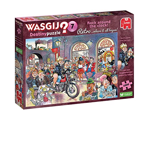 Wasgij Retro Destiny 7 Puzzle - Rock Around The Clock! 1000 Stück von Jumbo