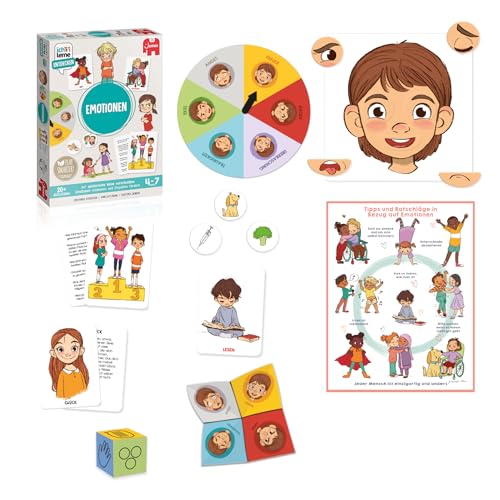 Jumbo - ich lerne Entdecken – Emotionen – Lerne Verschiedene Emotionen kennen - Lernspiel für Kinder von 4 – 7 Jahren von Jumbo