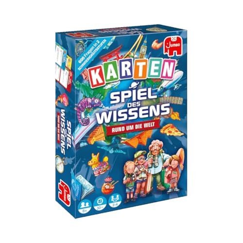 Jumbo Spiel des Wissens Rund um die Welt Kartenspiel von Jumbo