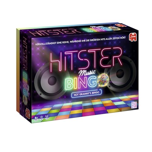 Hitster Bingo, Musik-Trivia- und Song-Bingo-Spiel, Lustige Family Party Board Games mit Disco-Kugel, 225 ikonischen Songs, Einfach zu Spielen, Für 2–10 Spieler ab 16 Jahren von Hitster