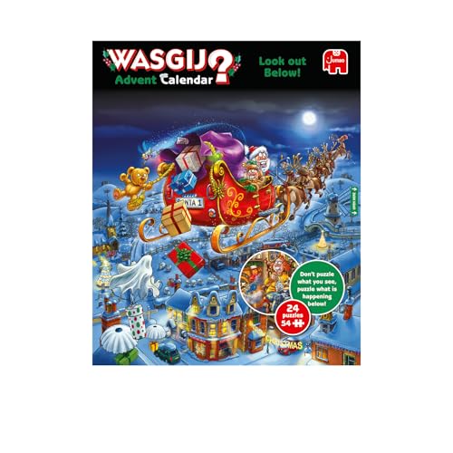 Jumbo 1110101658 Wasgij Adventskalender - Vorsicht da unten! von Jumbo