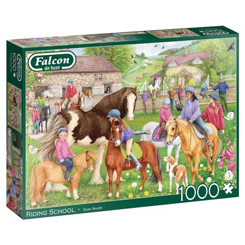 Falcon Puzzle - Reitschule - 1000 Teile von Jumbo