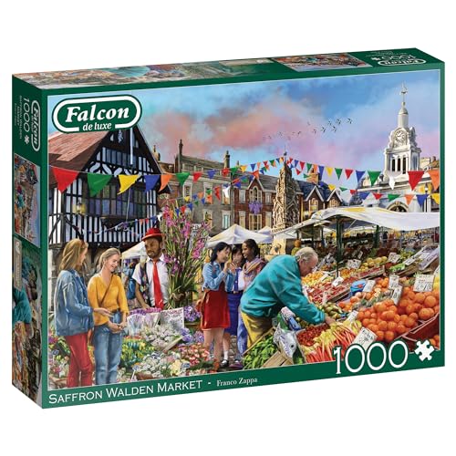 Falcon Puzzle - Saffron Walden Markt - 1000 Teile von Jumbo