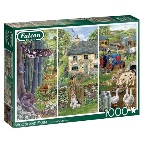 Falcon Puzzle - Waldbauernhof - 1000 Teile von Jumbo