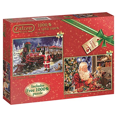 Jumbo 11122 Puzzle All Ready for Christmas, 2x1000 Teile von Jumbo