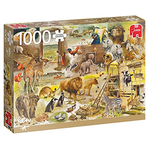 Jumbo 18854 Der BAU der Arche Noah-1000 Teile Lion Puzzlespiel, Mehrfarben von Disney