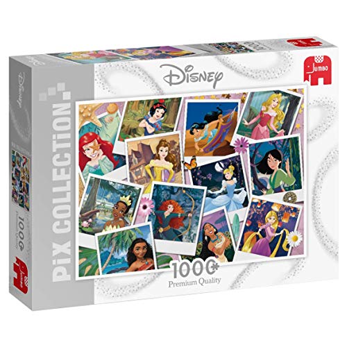 Jumbo 19763 Piece Jigsaw Disney Princess Pix Collection Puzzle Prinzessin Selfies 1000 Teile, Multi von Jumbo