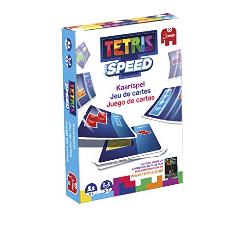 Jumbo 19846 Tetris Speed-Kartenspiel für Kinder ab 6 Jahren, bunt von Jumbo