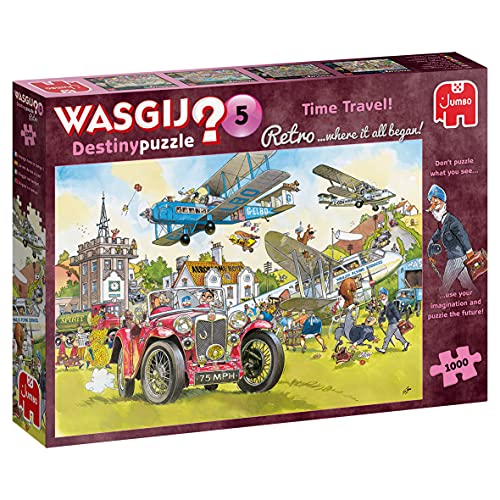 Jumbo Spiele Wasgij Puzzle 1000 Teile Retro Destiny 5 - Zeitreise! – ab 10 Jahren - Rätsel Puzzle Jumbo Spiele Wasgij Puzzle 1000 Teile Retro Destiny 5 - Zeitreise! – ab 10 Jahren - Rätsel Puzzle von Jumbo