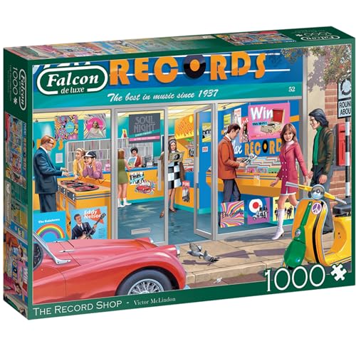 Jumbo Falcon - The Record Shop - 1000 Teile Puzzle von Jumbo