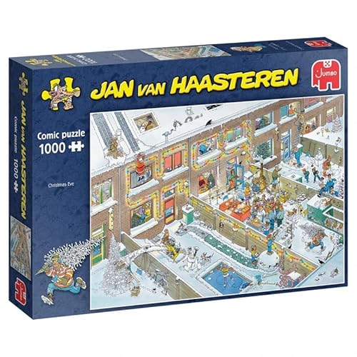 Jumbo Jan Van Haasteren - Heiligabend - 1000 Teile Puzzle (81913), Schwarz von Jumbo