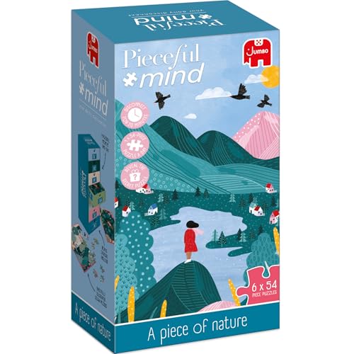 Jumbo Peace by Piece - Pieceful Mind - A Piece of Nature, EIN Stück Natur - 7 Tage 7 Puzzle mit je 54 Teilen, Ausmalbild inkl., für Erwachsende Jumbo Peace by Piece - Pieceful Mind - A Piece of Nature, EIN Stück Natur - 7 Tage 7 Puzzle mit je 54 Teilen, Ausmalbild inkl., für Erwachsende von Jumbo
