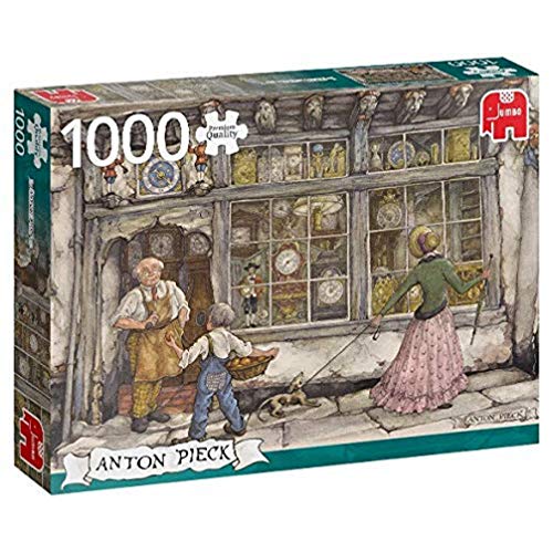 Jumbo Puzzles 18826 Der Uhrenladen-1000 Teile Animals Puzzlespiel, Mehrfarben von Jumbo