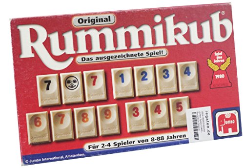 Jumbo Spiele 03465 - Rummikub Original, Spiel des Jahres 1980 von Jumbo