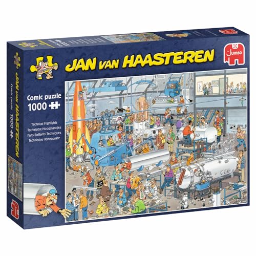 Jumbo Spiele 1119800100 Jan Van Haasteren Technische Höhepunkte 1000 Teile Puzzle von Jumbo