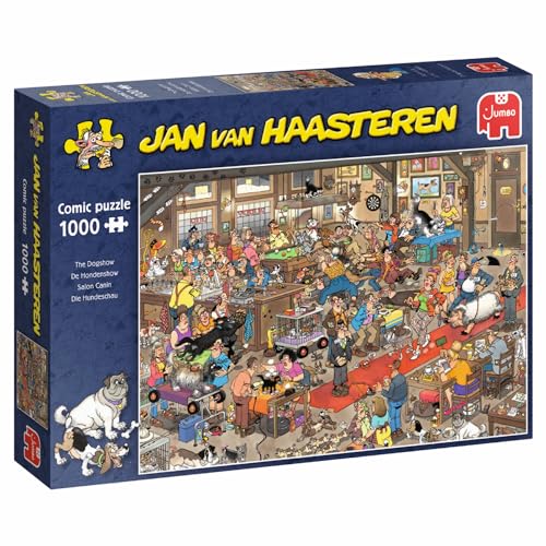 Jumbo Spiele 1119800104 Jan Van Haasteren Die Hundeschau 1000 Teile Puzzle von Jumbo