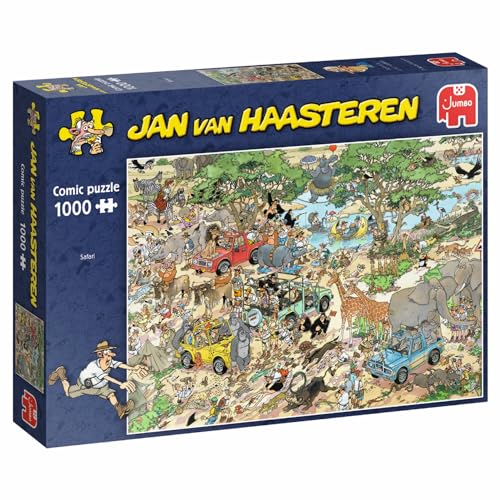 Jumbo Spiele 1119800123 Jan Van Haasteren Safari 1000 Teile Puzzle von Jumbo