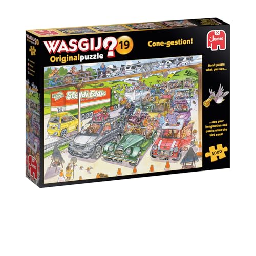 Jumbo Spiele 1119801819 Wasgij Original 19 Cone-gestion! 1000 Teile Puzzle von Jumbo