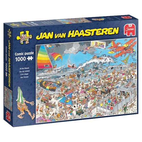 Jumbo Spiele 1119801830 Jan Van Haasteren at The Beach 1000 Teile Puzzle von Jumbo